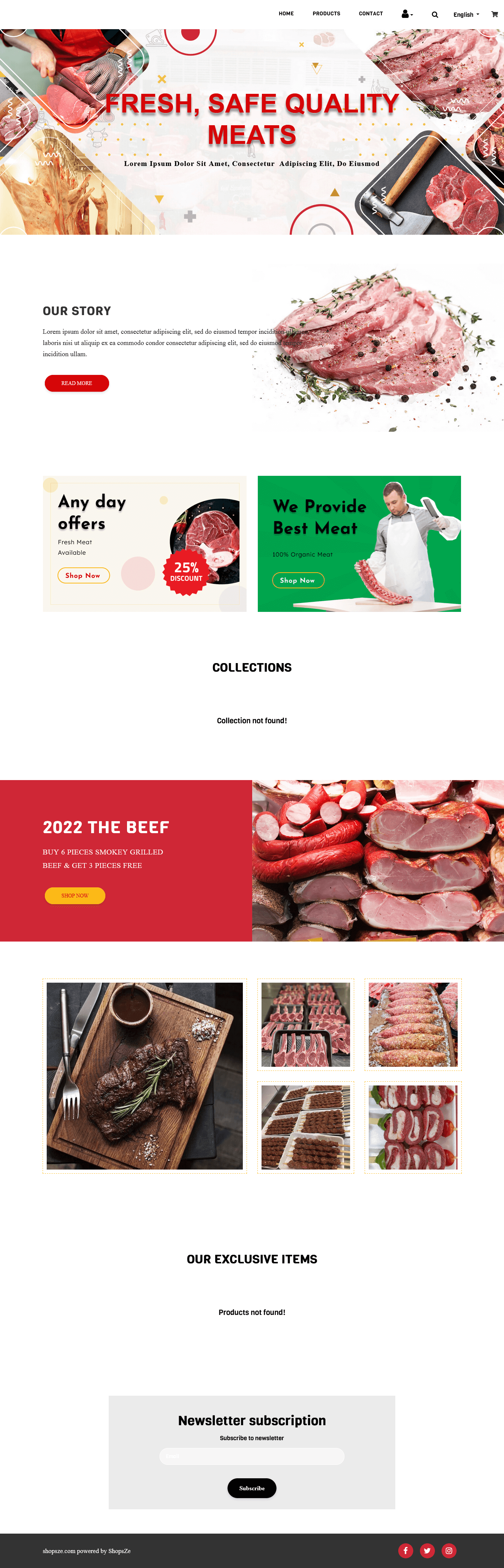 Food Store Theme 1